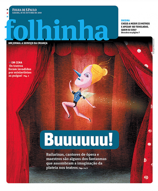 Portada para Folhina. Sao Paulo, 2010